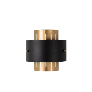 Aplica neagra/aurie din metal Noctra The Home Collection