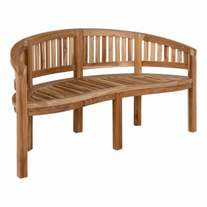 Banca maro din lemn de tec 150 cm Boca House Nordic