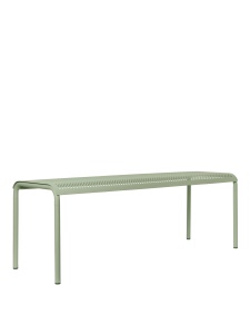 Bancheta exterior verde ceai din metal 130 cm Dapple Ferm Living