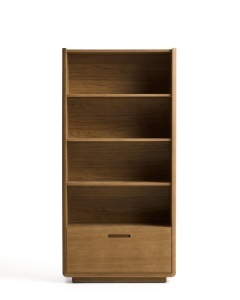 Biblioteca maro din lemn 185 cm Arelida Kave Home