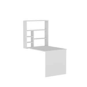 Birou cu etajera alb 59x90 cm Sedir The Home Collection