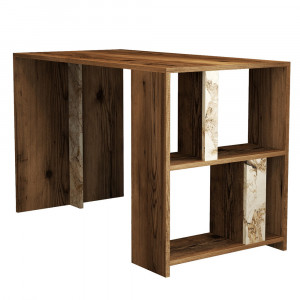 Birou maro/alb 60x120 cm Lima Marble The Home Collection