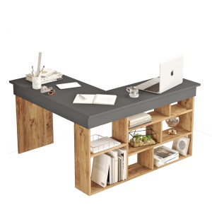 Birou maro/gri antracit 120x129 cm CT5-AA The Home Collection