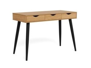Birou negru/maro 50x110 cm Neptun Quiet Object