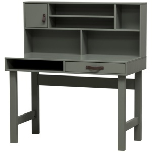 Birou verde din lemn 58x110 cm Stage Woood