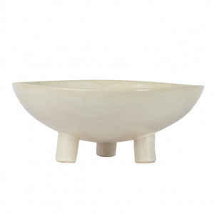 Bol alb din ceramica 29 cm Groom LifeStyle Home Collection