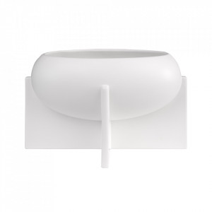 Bol decorativ alb din ceramica 17x30 cm Ovo Versmissen
