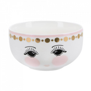 Bol multicolor din ceramica 11 cm Candy Miss Etoile