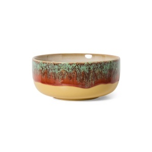 Bol pentru desert multicolor din ceramica 13 cm 70s Cove HKliving