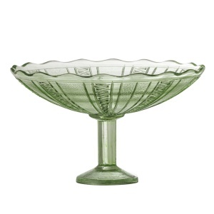 Bol verde din sticla 23 cm Kaddy Bloomingville