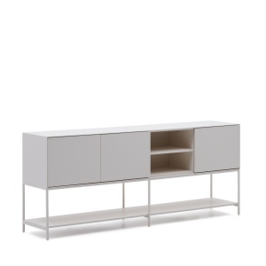 Bufet inferior alb din metal 195 cm Vedrana Kave Home