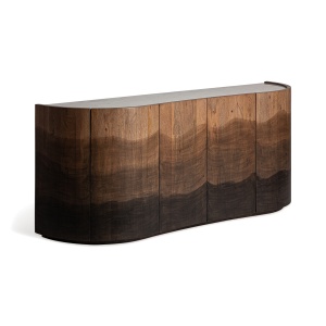Bufet inferior maro/alb din lemn 180 cm Sturgis Vical Home
