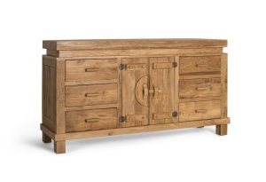 Bufet inferior maro din lemn 153 cm Lucca Giner y Colomer