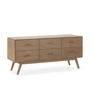 Bufet inferior maro din lemn 160 cm Arvada Thai Natura