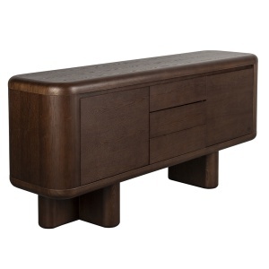 Bufet inferior maro din lemn 160 cm Herman Dutchbone