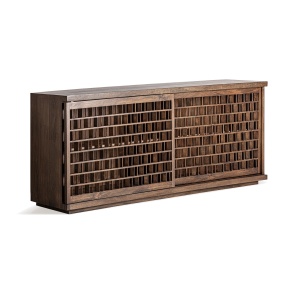Bufet inferior maro din lemn 205 cm Kladno Vical Home