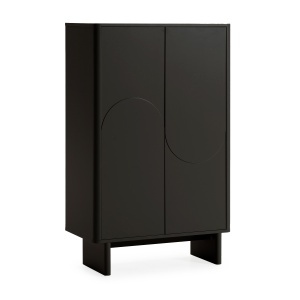 Bufet inferior negru 180 cm Solei The Home Collection