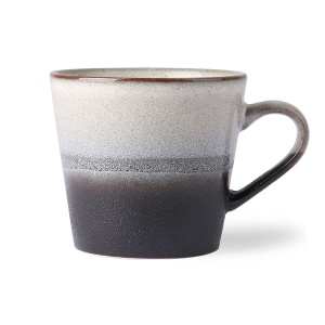 Cana gri din ceramica gri 330 ml 70s Ceramics HKliving