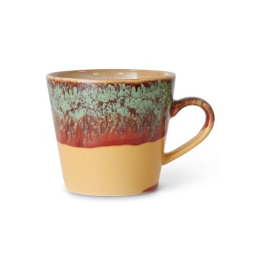 Cana multicolora din ceramica 320 ml 70s Cove HKliving