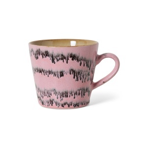 Cana multicolora din ceramica 330 ml 70s Bubble HKliving