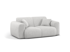 Canapea argintie din textil pentru 2 persoane Molino Eden Micadoni