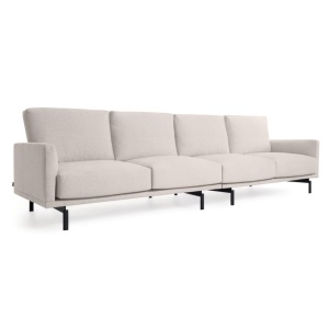 Canapea bej din textil pentru 4 persoane Galene Kave Home