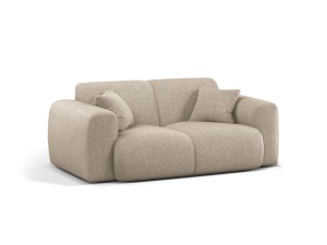 Canapea bej inchis din textil pentru 2 persoane Molino Eden Micadoni