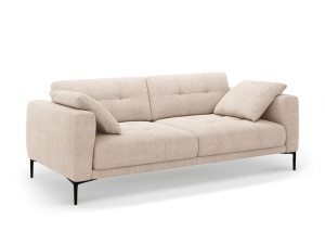 Canapea bej nisipiu din textil pentru 4 persoane Bemy Structural Micadoni