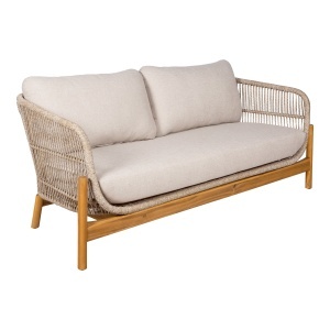Canapea exterior din textil bej 175 cm Terracina House Nordic