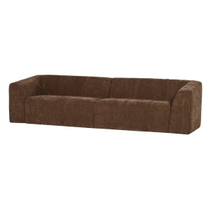 Canapea maro deschis din textil pentru 4 persoane Omaire Woood