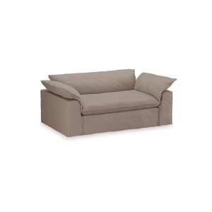 Canapea maro din textil 204 cm Nomad Pure HKliving