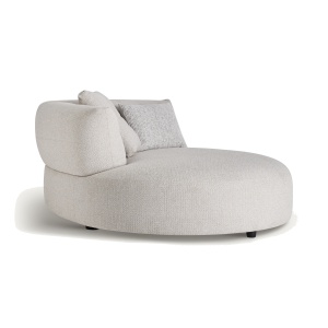 Canapea modulara alb antic din textil pentru 1 persoana Brenod Vical Home