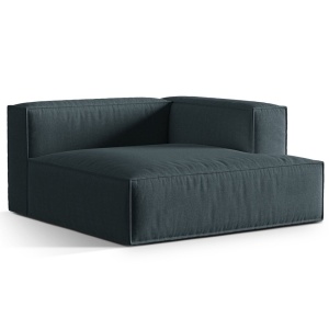 Canapea modulara albastru petrol din textil pentru 1 persoana Nuria Right Structural Micadoni