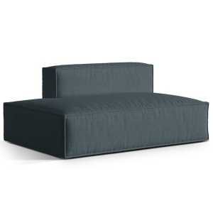 Canapea modulara albastru petrol din textil pentru 3 persoane Nuria Structural Micadoni