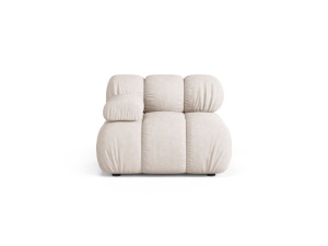 Canapea modulara bej din textil pentru 1 persoana Bellis Left Liberty Micadoni
