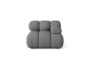 Canapea modulara gri din textil pentru 1 persoana Bellis Right Liberty Micadoni