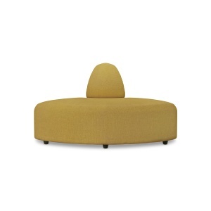 Canapea modulara ocru din textil 94 cm Jax Angle HKliving