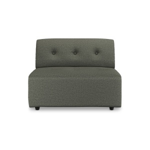 Canapea modulara verde army din bumbac 94 cm Vint Middle HKliving