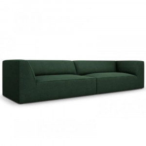 Canapea modulara verde din textil pentru 4 persoane Ruby Micadoni