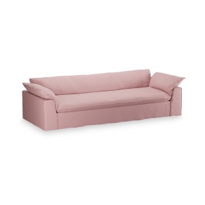 Canapea roz din textil 305 cm Nomad Wise HKliving