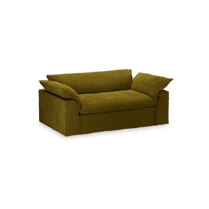 Canapea verde oliv din catifea 204 cm Nomad Royal HKliving