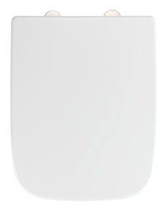Capac pentru toaleta alb din fibre sintetice Exclusive N8 Wenko