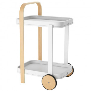 Carucior maro/alb din lemn Bellwood Umbra