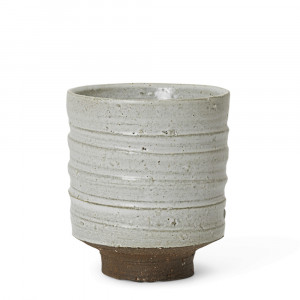 Ceasca alb/maro din ceramica 170 ml Serena Ferm Living