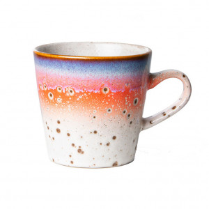 Ceasca multicolora din ceramica 270 ml Asteroids 70s HKliving