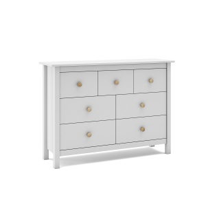Comoda alba din lemn 110 cm Max The Home Collection