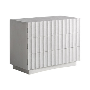 Comoda alba din lemn 110 cm Saundby Vical Home