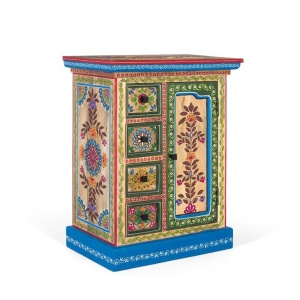 Comoda multicolora din lemn 58 cm Bloom Giner y Colomer
