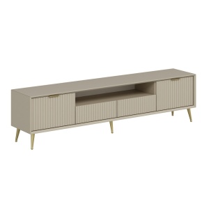 Comoda TV bej nisipiu 180 cm Luxe The Home Collection