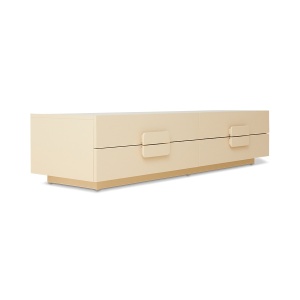 Comoda TV crem din lemn 160 cm Feea HKliving